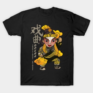 Vintage Chinese Opera Character T-Shirt